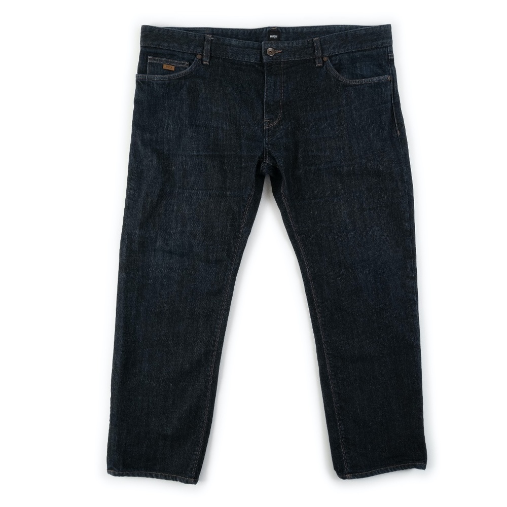 BOSS Hugo Boss dark wash Stretch Straight Leg jeans size 40x32